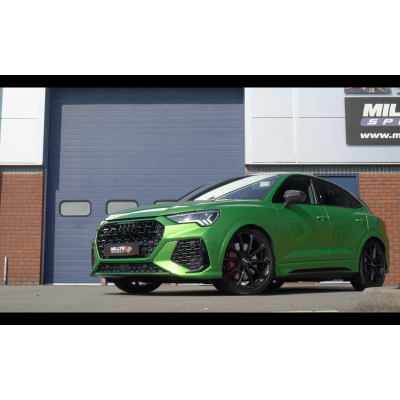 Audi RSQ3 2,5TFSi OPF F3 Milltek Sport 80mm Från Partikelfilter och bakåt använder original utblås och original avgasventiler