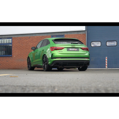 Audi RSQ3 2,5TFSi OPF F3 Milltek Sport 80mm Från Partikelfilter och bakåt använder original utblås och original avgasventiler