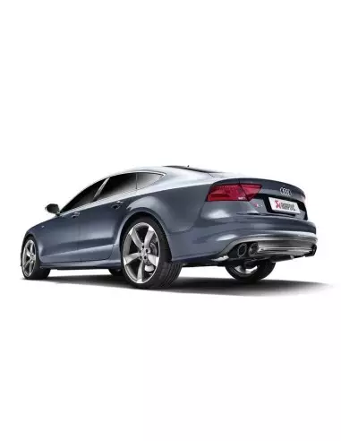 Audi S7 Akrapovic Evolution System i Titan med kolfiber utblås
