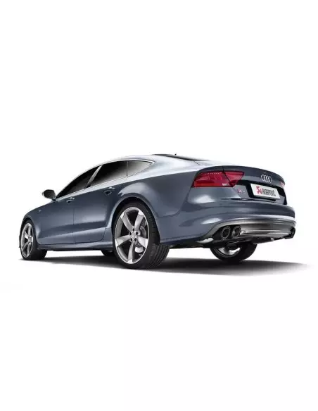 Audi S7 Akrapovic Evolution System i Titan med kolfiber utblås