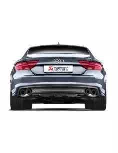 Audi S7 Akrapovic Evolution System i Titan med kolfiber utblås 2