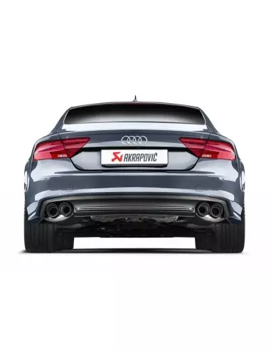 Audi S7 Akrapovic Evolution System i Titan med kolfiber utblås