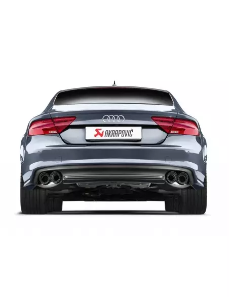 Audi S7 Akrapovic Evolution System i Titan med kolfiber utblås