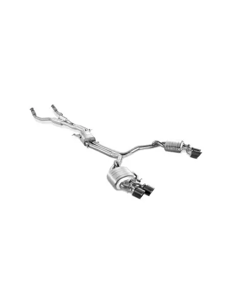 Audi S7 Akrapovic Evolution System i Titan med kolfiber utblås