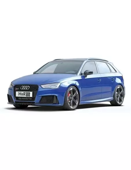 Audi RS3 8v H&R sänkningssats sänker 40/30mm (30/20mm Sedan) Passar bilar med och utan Magnetic ride