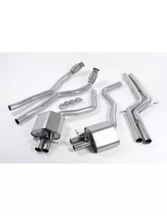 Audi RS7 4,0TFSi 4G Milltek Sport Turbo-Back avgassystem med 100cells racekatalysator använder original avgasventiler - Resonate 2