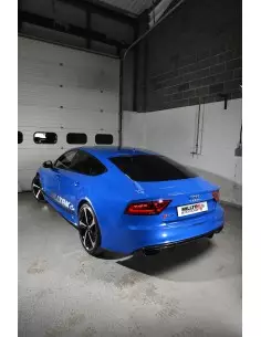 Audi RS7 4,0TFSi 4G Milltek Sport Turbo-Back avgassystem med 100cells racekatalysator använder original avgasventiler - Resonate