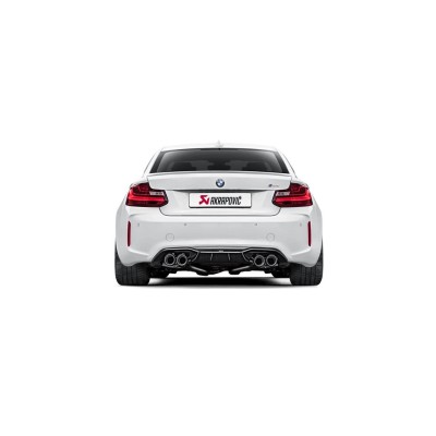BMW M2 F87 Akrapovic Blank kolfiber diffuser