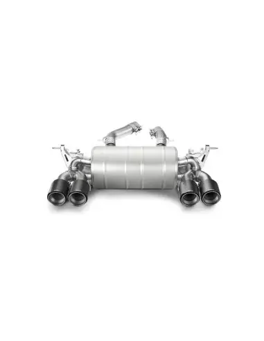 BMW M3 F80 Akrapovic Slip-On i Titan med Kolfiber utblås