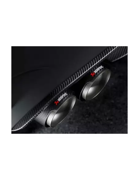 BMW M3 F80 Akrapovic Slip-On i Titan med Kolfiber utblås