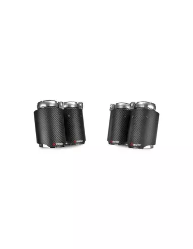 BMW M3 F80 Akrapovic Slip-On i Titan med Kolfiber utblås