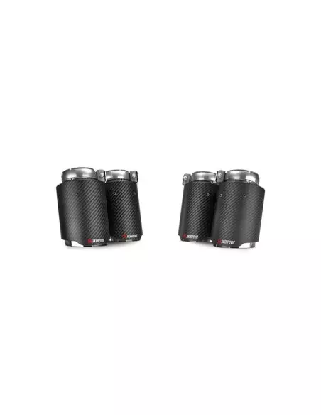 BMW M3 F80 Akrapovic Slip-On i Titan med Kolfiber utblås