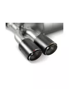BMW M4 F82 / F83 Akrapovic Slip-On i Titan med Kolfiber utblås 2