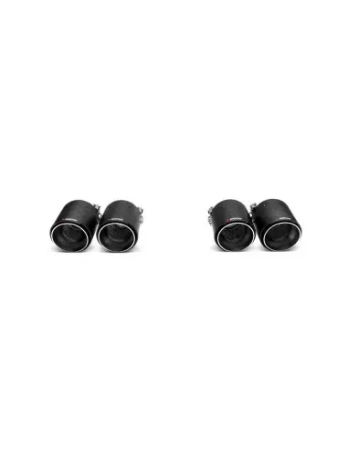 BMW M4 F82 / F83 Akrapovic Slip-On i Titan med Kolfiber utblås