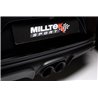 Porsche Boxster 2,5T S OPF 718 Milltek Sport 2,5" Turbo-Back avgassystem med HJS 200 cell racekatalysator (OPF delete) 2x 100 svarta utblås