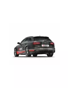 Audi RS6 4,0TFSi V8 C7 Akrapovic Evolution System i Titan med kolfiber utblås