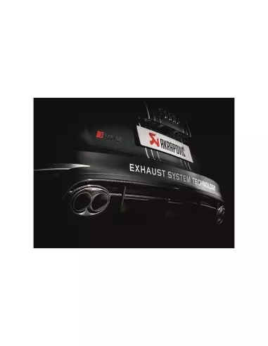 Audi RS6 4,0TFSi V8 C7 Akrapovic Evolution System i Titan med kolfiber utblås