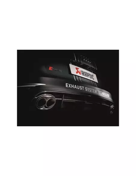 Audi RS6 4,0TFSi V8 C7 Akrapovic Evolution System i Titan med kolfiber utblås