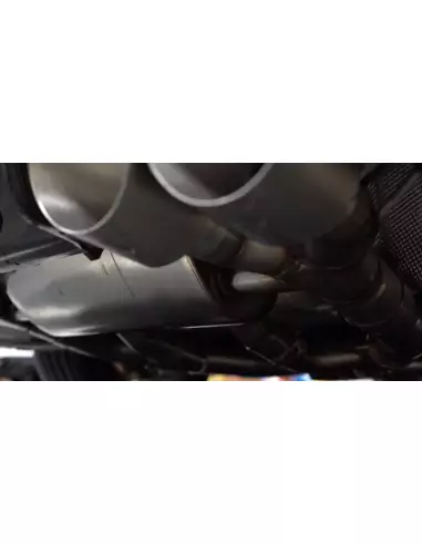BMW M3 S58 G80 / G81 Milltek Sport Från Partikelfilter och bakåt (måste kapas) 4x GT100 Titan utblås med avgasventiler