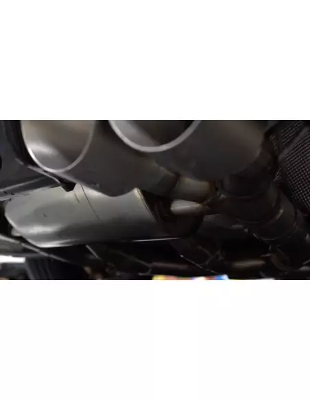 BMW M3 S58 G80 / G81 Milltek Sport Från Partikelfilter och bakåt (måste kapas) 4x GT100 Titan utblås med avgasventiler