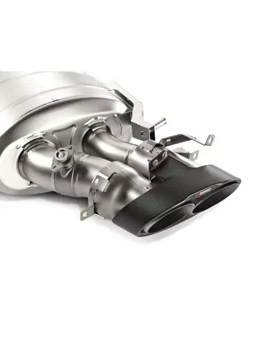 Audi RS6 4,0TFSi V8 C7 Akrapovic Evolution System i Titan med kolfiber utblås
