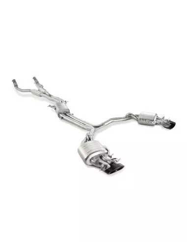 Audi RS6 4,0TFSi V8 C7 Akrapovic Evolution System i Titan med kolfiber utblås