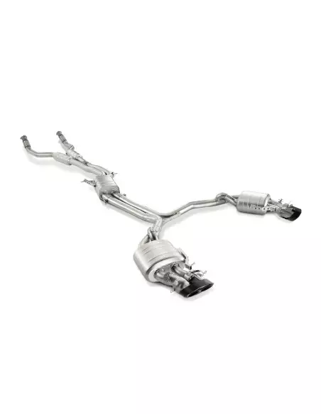 Audi RS6 4,0TFSi V8 C7 Akrapovic Evolution System i Titan med kolfiber utblås