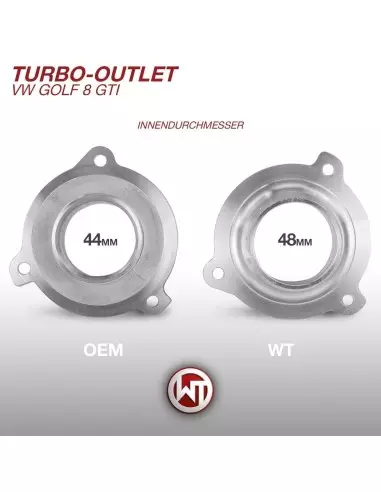 VAG 2,0TFSi EA888 EVO4 IHI Wagner Tuning turbo utlopp