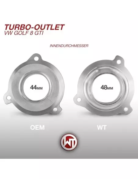 VAG 2,0TFSi EA888 EVO4 IHI Wagner Tuning turbo utlopp