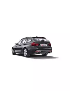 BMW 340i B58 F30 / F31 (ej OPF bilar) Akrapovic Evolution System i Rostfritt med Kolfiber utblås 2