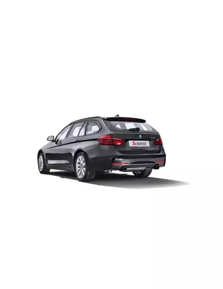 BMW 340i B58 F30 / F31 (ej OPF bilar) Akrapovic Evolution System i Rostfritt med Kolfiber utblås