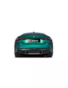 BMW M4 S58 G82 / G83 Akrapovic Slip-On i Titan med fyrkantiga Kolfiber utblås