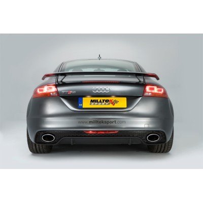 Audi TTRS 2,5TFSi Coupé Milltek Sport Turbo-Back "Race" med aktiva avgasventiler