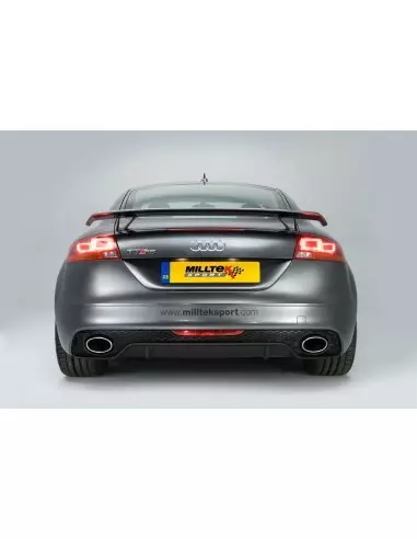 Audi TTRS 2,5TFSi Coupé Milltek Sport Turbo-Back "Race" med aktiva avgasventiler