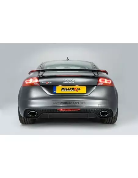 Audi TTRS 2,5TFSi Coupé Milltek Sport Turbo-Back "Race" med aktiva avgasventiler