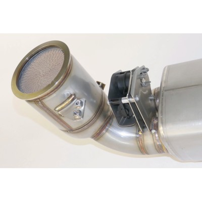 Porsche 992 Carrera Europipe Turbo-Back avgassystem med racekatalysatorer (OPF Delete, inga ventiler)