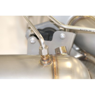 Porsche 992 Carrera GTS Europipe Turbo-Back avgassystem med racekatalysatorer (OPF Delete, inga ventiler)