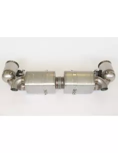 Porsche 992 Turbo / Turbo S Europipe Turbo-Back avgassystem (OPF Delete, inga ventiler)