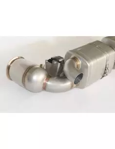 Porsche 992 Turbo / Turbo S Europipe Turbo-Back avgassystem (OPF Delete, inga ventiler) 2