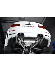 BMW M4 S55 F82/ F83 Milltek Sport Cat-Back med lika långa rör 4x 90 svarta GT utblås (måste kapa original avgassystem) - Non-Res 2