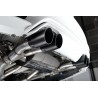 BMW M4 S55 F82/ F83 Milltek Sport Cat-Back med lika långa rör 4x 90 svarta GT utblås (måste kapa original avgassystem) - Non-Resonated (mindre-dämpad)
