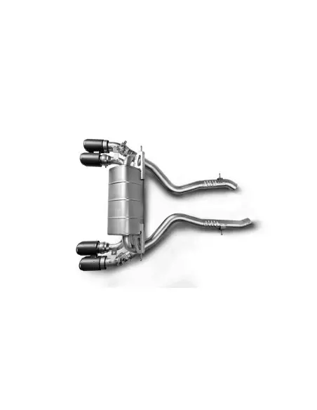 BMW M2 CS S55 F87 Akrapovic Slip-on i Titan med kolfiber utblås (original avgassystem måste kapas)