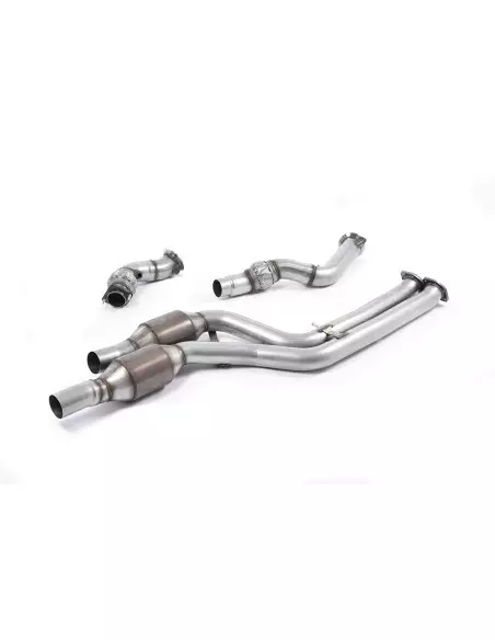 BMW M2 CS S55 F87 Milltek Sport downpipes med 2x 200 cells racekatalysatorer