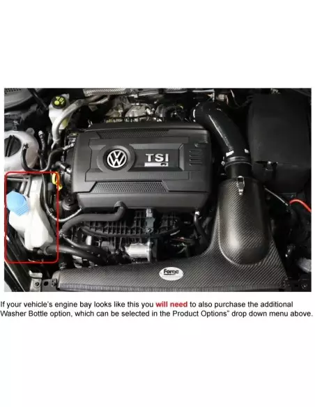 VAG MQB 2,0TFSi EA888 Forge Motorsport Catch tank till vevhusventilationen (för bil med spolarvätskepåfyllning på passagerarsid