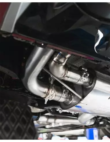 Audi RS3 2,5TFSi Sedan 8Y Milltek Sport 80mm OPF-Back med avgasventiler - Non-Resonated (mindre-dämpad)