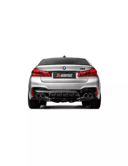 BMW M5 Competition OPF F90 LCI Akrapovic Slip-On System i Titan med kolfiber utblås (för bilar med och utan partikelfilter)