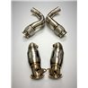 BMW M5 Competition OPF F90 Evolution Racewerks downpipes med racekatalysatorer 200Cell (OPF Delete)