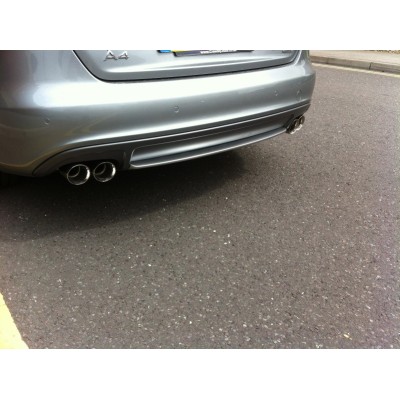 Audi A4 3,0TDi Quattro S-line B8 Milltek Sport Cat-Back 4x 80 chrome GT utblås (kräver S4 diffuser)