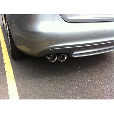 Audi A4 3,0TDi Quattro S-line B8 Milltek Sport Cat-Back 4x 80 chrome GT utblås (kräver S4 diffuser)