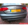 Audi A4 3,0TDi Quattro S-line B8 Milltek Sport Cat-Back 4x 80 chrome GT utblås (kräver S4 diffuser)